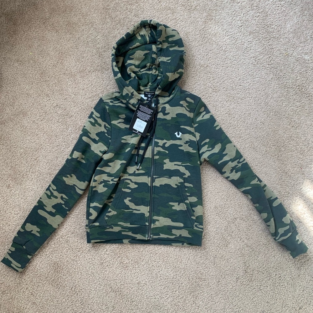 True religion zip hoodie